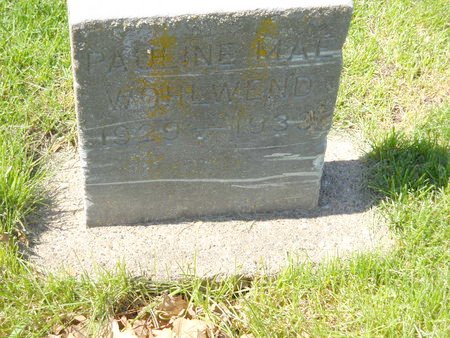 WOHLWEND, PAULINE MAE - Polk County, Iowa | PAULINE MAE WOHLWEND 