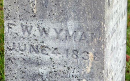 WYMAN, F. W. - Polk County, Iowa | F. W. WYMAN 