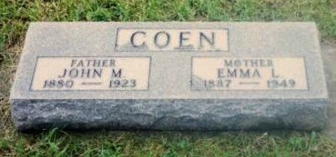 COEN, JOHN M. - Pottawattamie County, Iowa | JOHN M. COEN 