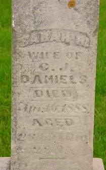 DANIELS, SARAH R - Pottawattamie County, Iowa | SARAH R DANIELS 