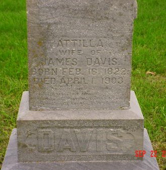 DAVIS, ATTILLA - Pottawattamie County, Iowa | ATTILLA DAVIS 