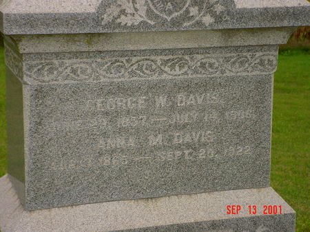 DAVIS, GEORGE W - Pottawattamie County, Iowa | GEORGE W DAVIS 