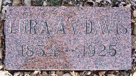 DAVIS, LORA A V - Pottawattamie County, Iowa | LORA A V DAVIS 