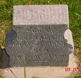 DENTON, ARTHUR H - Pottawattamie County, Iowa | ARTHUR H DENTON 