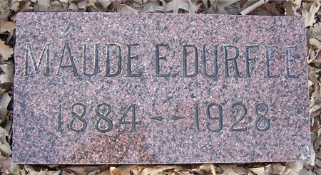 DURFEE, MAUDE E. - Pottawattamie County, Iowa | MAUDE E. DURFEE 