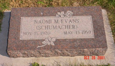 SCHUMACHER EVANS, NAOMI M - Pottawattamie County, Iowa | NAOMI M SCHUMACHER EVANS 