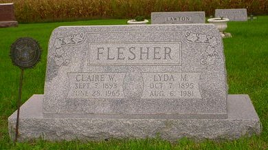 FLESHER, LYDA M - Pottawattamie County, Iowa | LYDA M FLESHER 