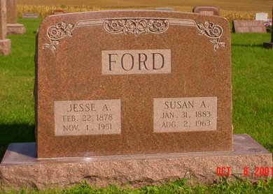 FORD, JESSE A - Pottawattamie County, Iowa | JESSE A FORD 