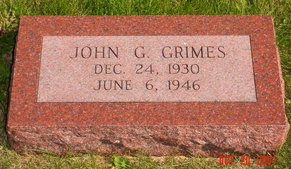 GRIMES, JOHN G - Pottawattamie County, Iowa | JOHN G GRIMES 