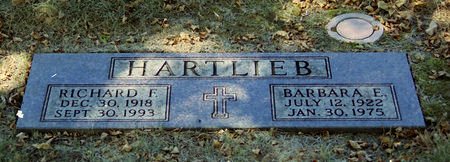 HARTLIEB, RICHARD F - Pottawattamie County, Iowa | RICHARD F HARTLIEB 