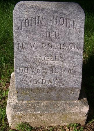 HORN, JOHN - Pottawattamie County, Iowa | JOHN HORN 
