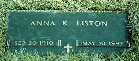 ROSNER LISTON, ANNA K - Pottawattamie County, Iowa | ANNA K ROSNER LISTON 
