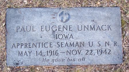 UNMACK, PAUL EUGENE - Pottawattamie County, Iowa | PAUL EUGENE UNMACK 