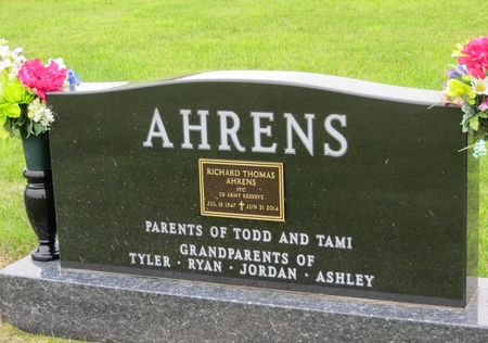 AHRENS, RICHARD THOMAS - Poweshiek County, Iowa | RICHARD THOMAS AHRENS 