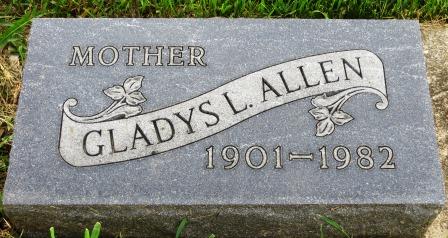 ALLEN, GLADYS L. - Poweshiek County, Iowa | GLADYS L. ALLEN 