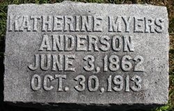 ANDERSON, KATHERINE (MYERS) - Poweshiek County, Iowa | KATHERINE (MYERS) ANDERSON 