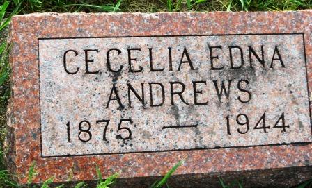 ANDREWS, CECELIA EDNA - Poweshiek County, Iowa | CECELIA EDNA ANDREWS 