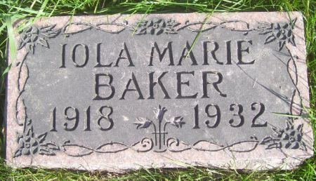 BAKER, IOLA MARIE - Poweshiek County, Iowa | IOLA MARIE BAKER 