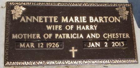 BARTON, ANNETTE MARIE - Poweshiek County, Iowa | ANNETTE MARIE BARTON 