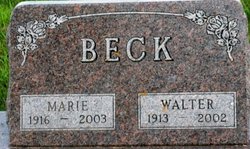 BECK, MARIE - Poweshiek County, Iowa | MARIE BECK 