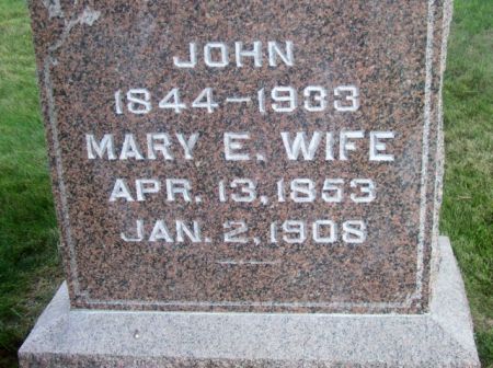 BOPE, MARY E. - Poweshiek County, Iowa | MARY E. BOPE 