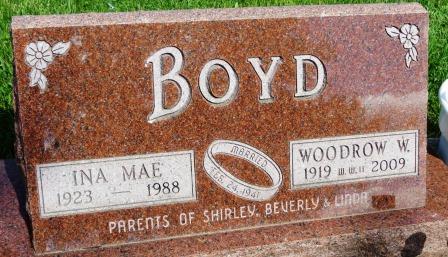 BOYD, WOODROW W. - Poweshiek County, Iowa | WOODROW W. BOYD 