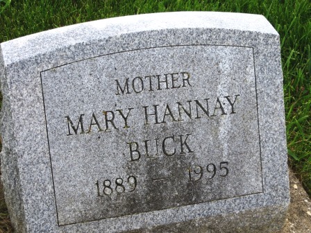 BUCK, MARY (HANNAY) - Poweshiek County, Iowa | MARY (HANNAY) BUCK 