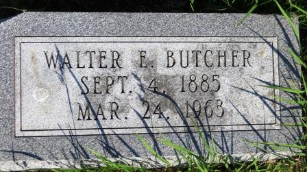 BUTCHER, WALTER E. - Poweshiek County, Iowa | WALTER E. BUTCHER 
