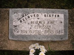 CLAUSSEN, BEVERLY JEAN - Poweshiek County, Iowa | BEVERLY JEAN CLAUSSEN 