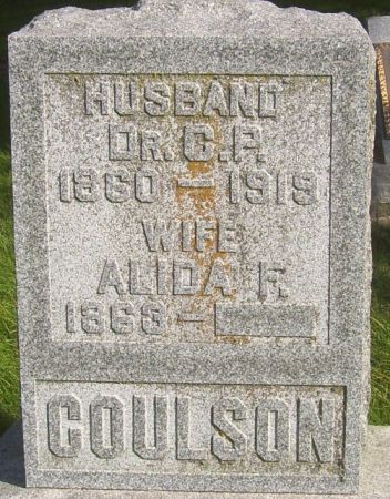 COULSON, ALIDA F. - Poweshiek County, Iowa | ALIDA F. COULSON 