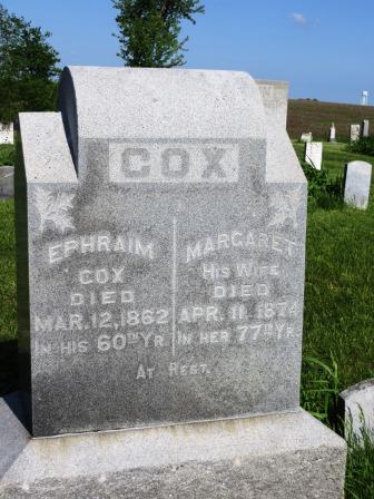 COX, EPHRAIM - Poweshiek County, Iowa | EPHRAIM COX 