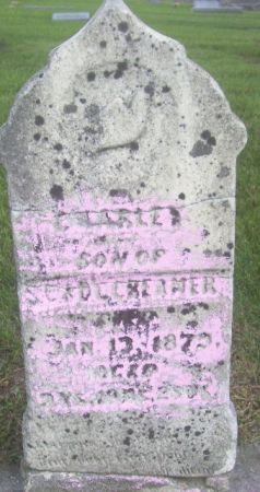 CREAMER, CHARLEY - Poweshiek County, Iowa | CHARLEY CREAMER 