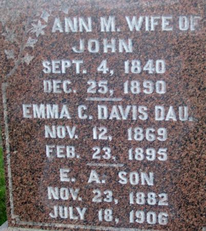 DAVIS, EMMA C. - Poweshiek County, Iowa | EMMA C. DAVIS 