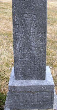 DAVIS, CLYDE D. - Poweshiek County, Iowa | CLYDE D. DAVIS 