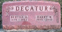 DECATUR, BERTHA A. - Poweshiek County, Iowa | BERTHA A. DECATUR 