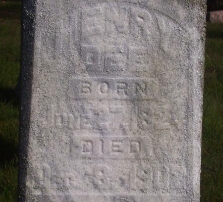 DEE, HENRY - Poweshiek County, Iowa | HENRY DEE 