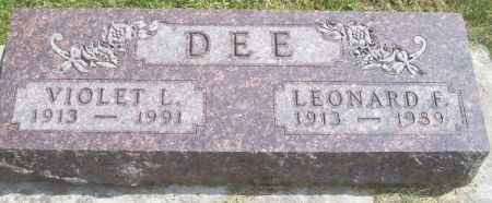 DEE, LEONARD F. - Poweshiek County, Iowa | LEONARD F. DEE 