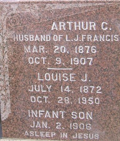 FRANCIS, LOUISE J - Poweshiek County, Iowa | LOUISE J FRANCIS 