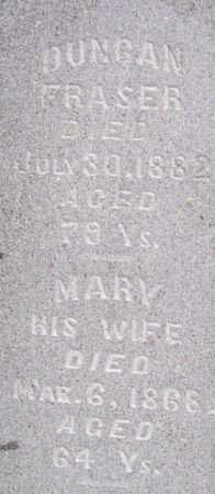 FRASER, MARY - Poweshiek County, Iowa | MARY FRASER 