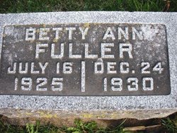 FULLER, BETTY ANN - Poweshiek County, Iowa | BETTY ANN FULLER 