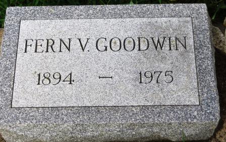 GOODWIN, FERN V. - Poweshiek County, Iowa | FERN V. GOODWIN 