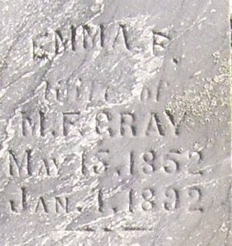 GRAY, EMMA F. - Poweshiek County, Iowa | EMMA F. GRAY 