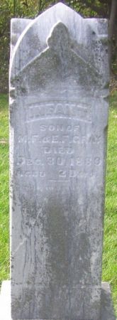 GRAY, INFANT SON - Poweshiek County, Iowa | INFANT SON GRAY 