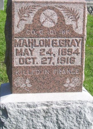 GRAY, MAHLON G. - Poweshiek County, Iowa | MAHLON G. GRAY 