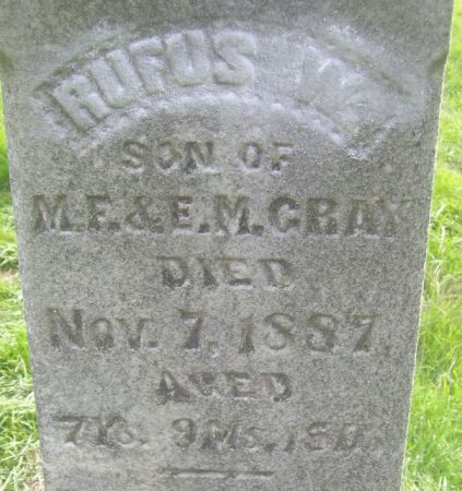 GRAY, RUFUS W. - Poweshiek County, Iowa | RUFUS W. GRAY 