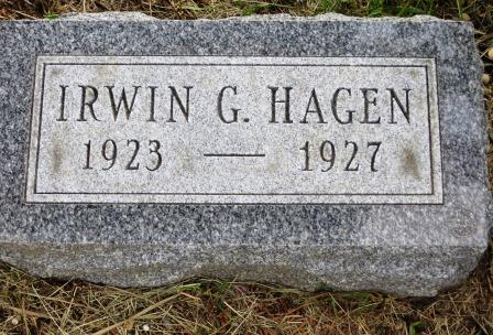 HAGEN, IRWIN G. - Poweshiek County, Iowa | IRWIN G. HAGEN 