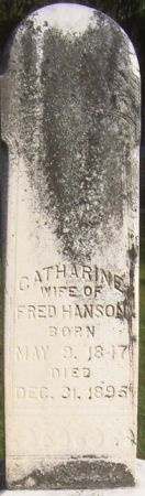 HANSON, CATHERINE - Poweshiek County, Iowa | CATHERINE HANSON 