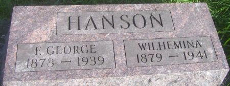 HANSON, F. GEORGE - Poweshiek County, Iowa | F. GEORGE HANSON 