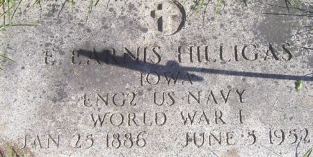 HILLIGAS, E. EARNIS - Poweshiek County, Iowa | E. EARNIS HILLIGAS 