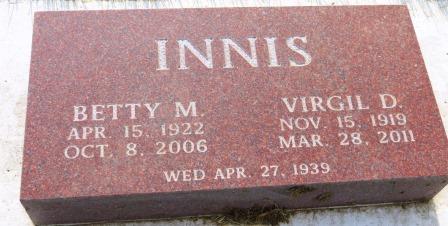 INNIS, VIRGIL D. - Poweshiek County, Iowa | VIRGIL D. INNIS 